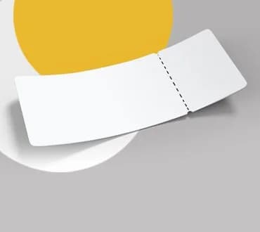 Etykiety bezklejowe Bilety